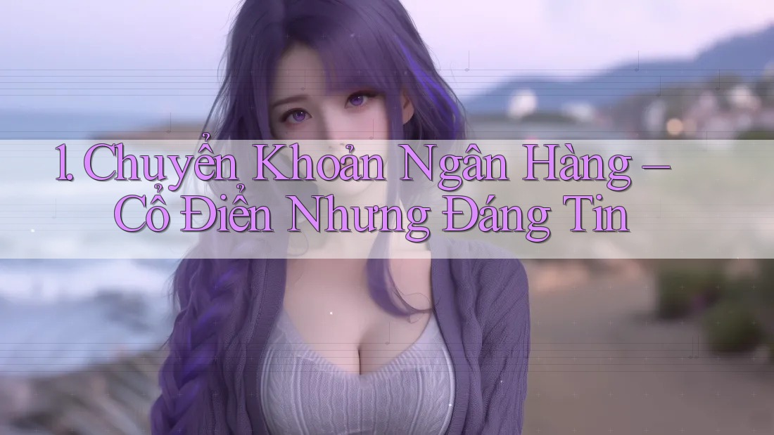 1. Chuyển Khoản Ngân Hàng – Cổ Điển Nhưng Đáng Tin