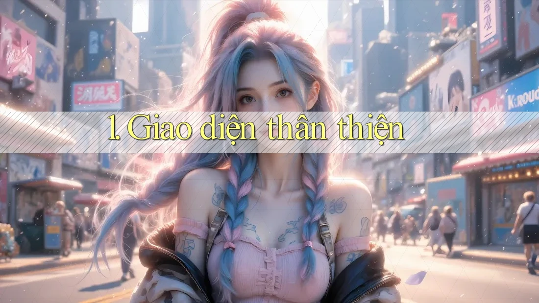 1. Giao Diện Thân Thiện 1. Giao Diện Thân Thiện