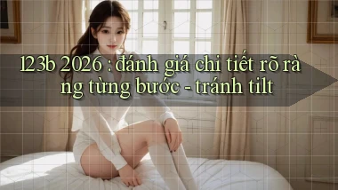 123b 2026 đánh giá chi tiết rõ ràng từng bước   tránh tilt