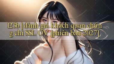 123b đánh giá khách quan chứng chỉ SSL OV [phiên bản 2027]