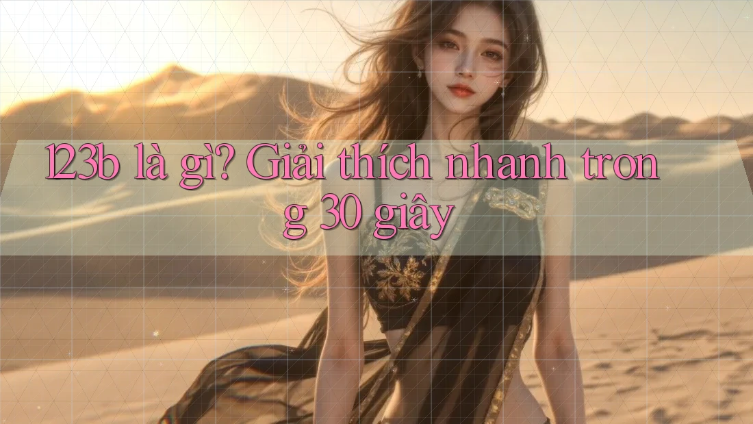 123b là gì? Giải thích nhanh trong 30 giây 123b là gì? Giải thích nhanh trong 30 giây