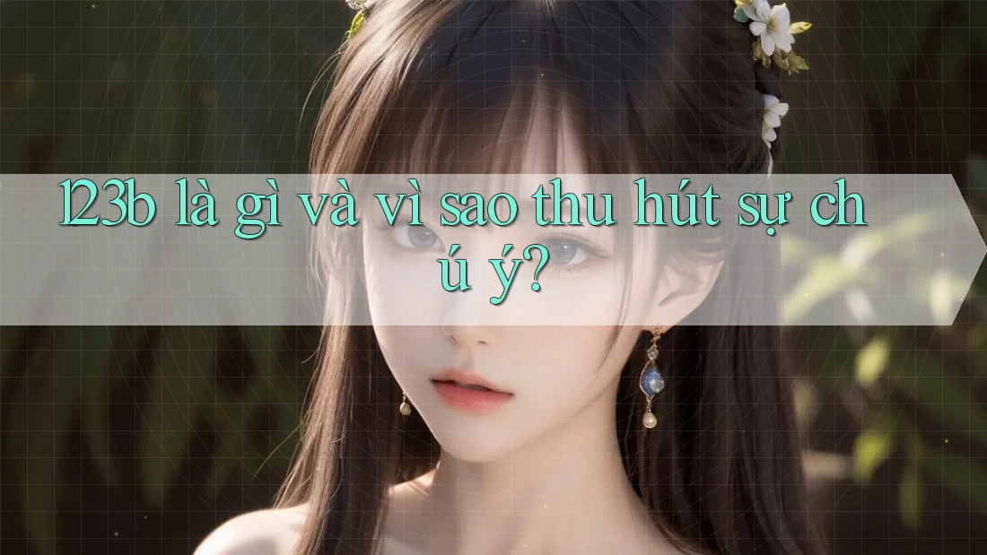 123b là gì và vì sao thu hút sự chú ý? 123b là gì và vì sao thu hút sự chú ý?