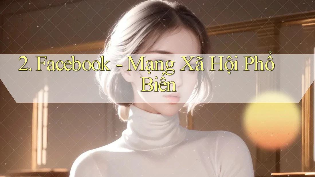 2. Facebook - Mạng Xã Hội Phổ Biến