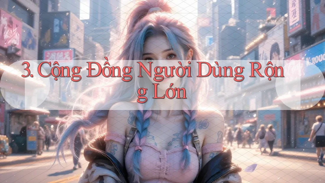 3. Cộng Đồng Người Dùng Rộng Lớn