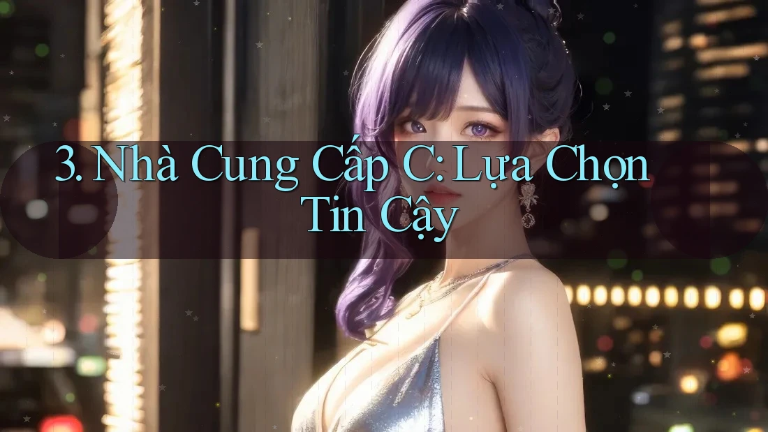 3. Nhà Cung Cấp C: Lựa Chọn Tin Cậy