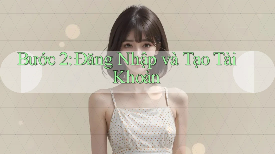 Bước 2: Đăng Nhập và Tạo Tài Khoản Bước 2: Đăng Nhập và Tạo Tài Khoản