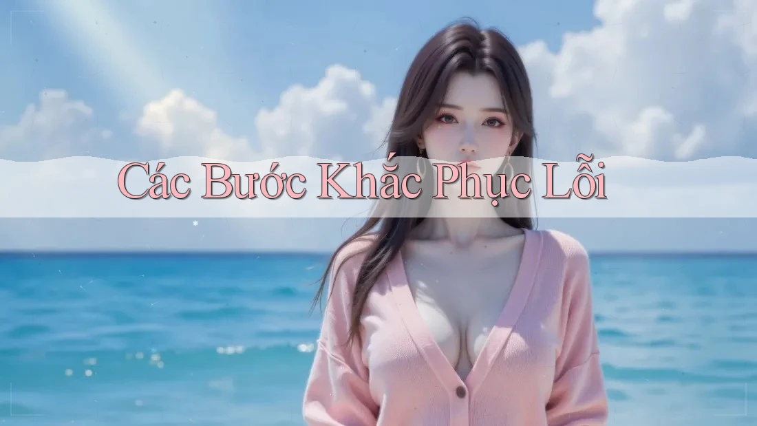 Các Bước Khắc Phục Lỗi