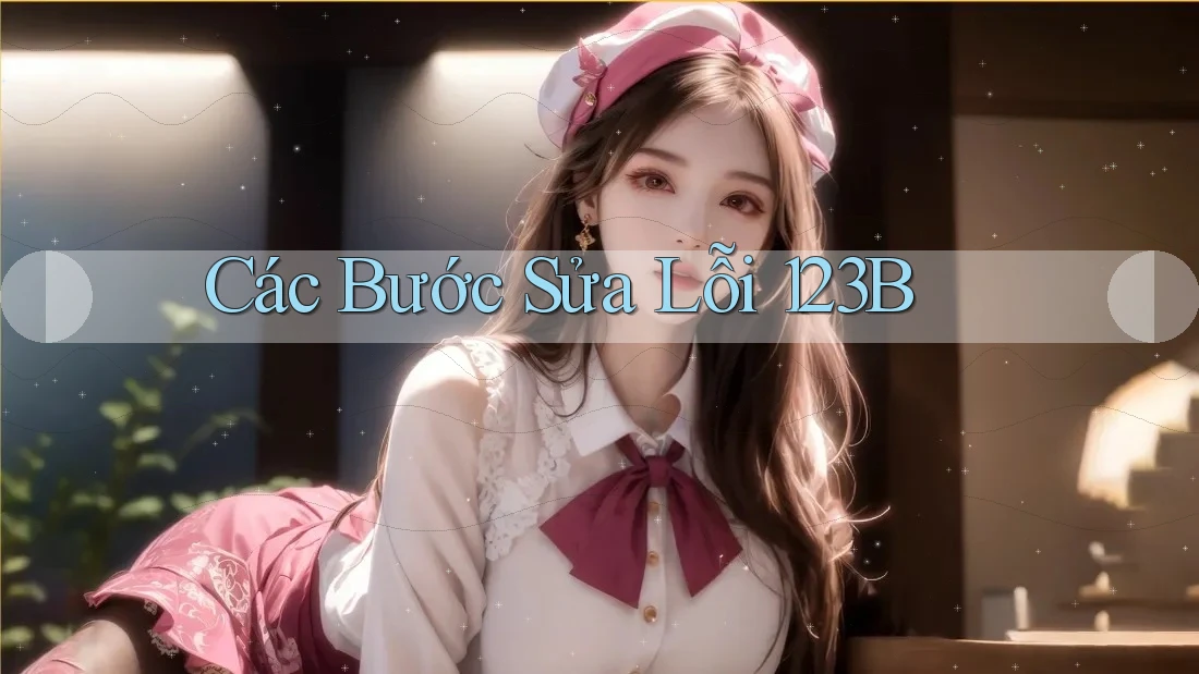 Các Bước Sửa Lỗi 123B Các Bước Sửa Lỗi 123B