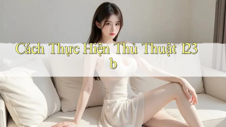 Cách Thực Hiện Thủ Thuật 123b Cách Thực Hiện Thủ Thuật 123b
