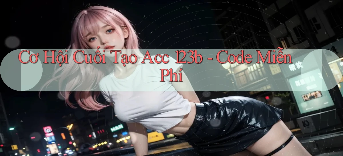 cơ hội cuối tạo acc 123b code miễn phí