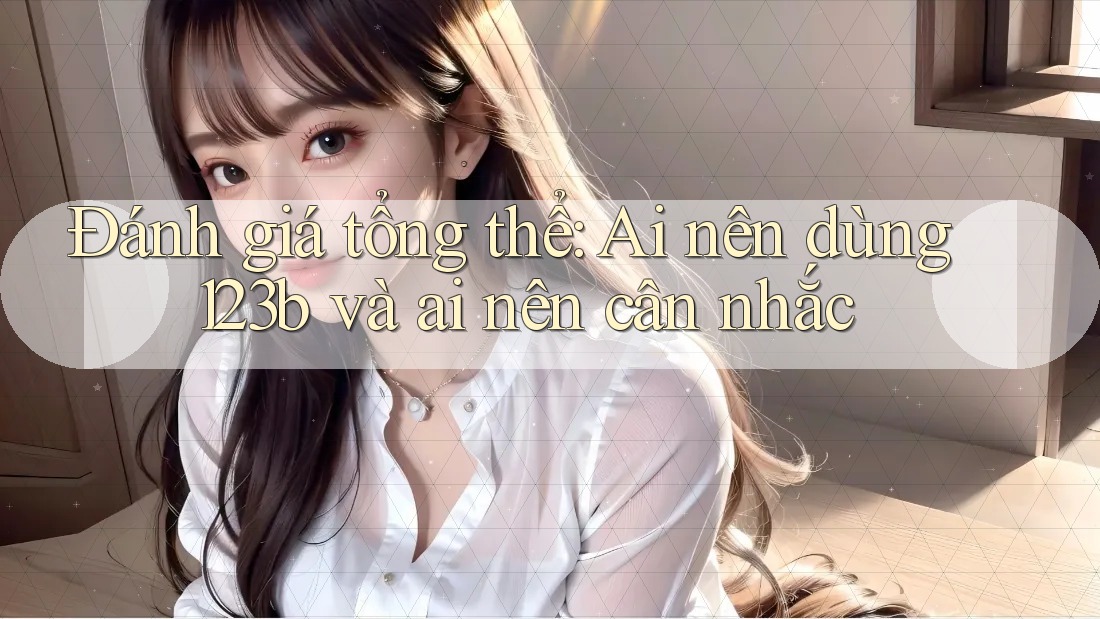 Đánh giá tổng thể: Ai nên dùng 123b và ai nên cân nhắc Đánh giá tổng thể: Ai nên dùng 123b và ai nên cân nhắc