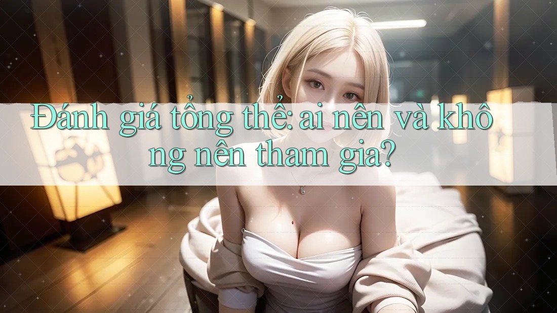 Đánh giá tổng thể: ai nên và không nên tham gia? Đánh giá tổng thể: ai nên và không nên tham gia?