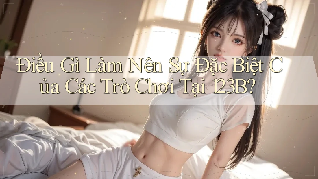 Điều Gì Làm Nên Sự Đặc Biệt Của Các Trò Chơi Tại 123B?