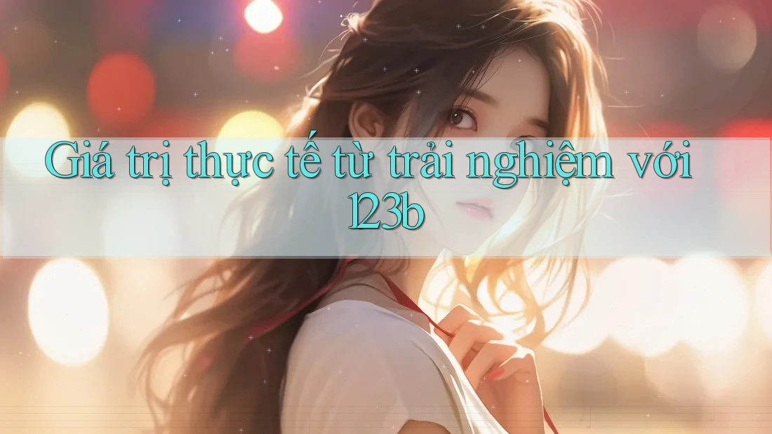 Giá trị thực tế từ trải nghiệm với 123b Giá trị thực tế từ trải nghiệm với 123b