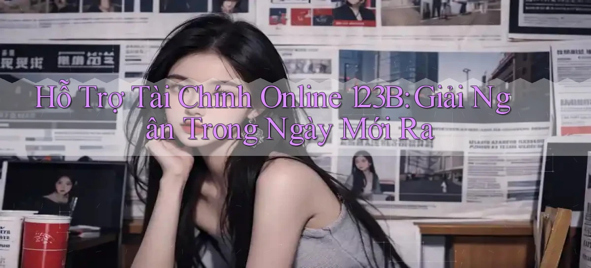 hỗ trợ tài chính online 123b giải ngân trong ngày mới ra