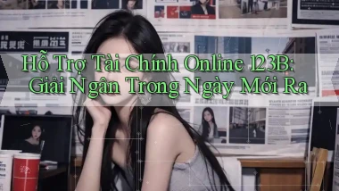 hỗ trợ tài chính online 123b giải ngân trong ngày mới ra