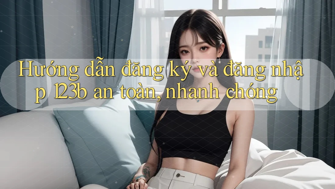 Hướng dẫn đăng ký và đăng nhập 123b an toàn, nhanh chóng Hướng dẫn đăng ký và đăng nhập 123b an toàn, nhanh chóng