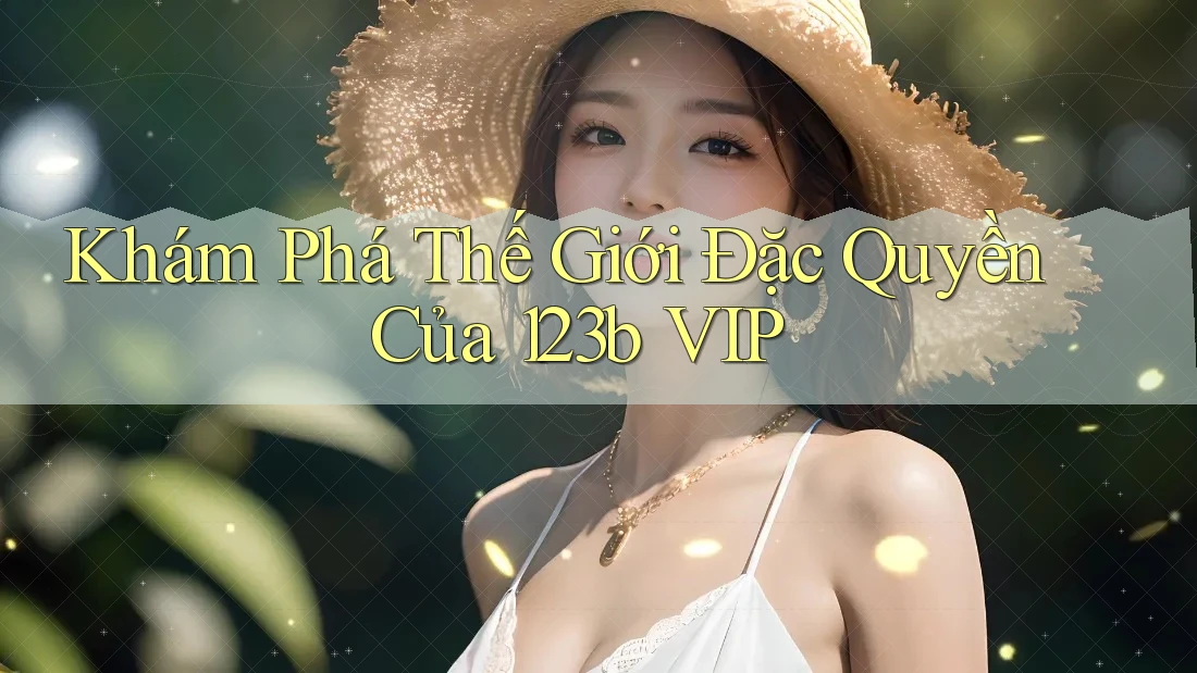 Khám Phá Thế Giới Đặc Quyền Của 123b VIP Khám Phá Thế Giới Đặc Quyền Của 123b VIP