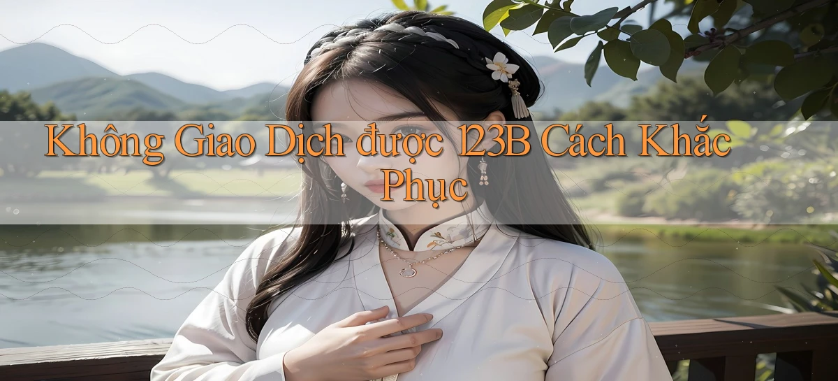 không giao dịch được 123b cách khắc phục