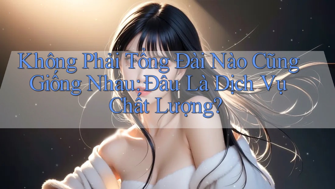 Không Phải Tổng Đài Nào Cũng Giống Nhau: Đâu Là Dịch Vụ Chất Lượng? Không Phải Tổng Đài Nào Cũng Giống Nhau: Đâu Là Dịch Vụ Chất Lượng?