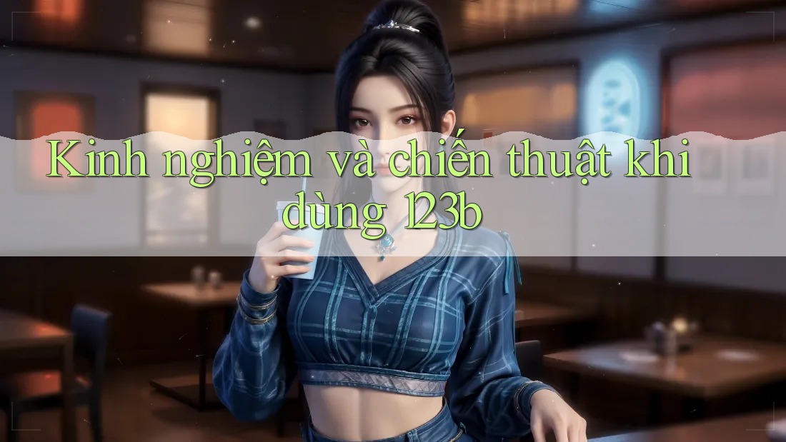 Kinh nghiệm và chiến thuật khi dùng 123b Kinh nghiệm và chiến thuật khi dùng 123b
