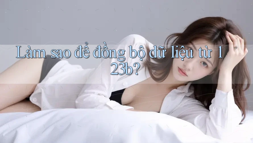 Làm sao để đồng bộ dữ liệu từ 123b? Làm sao để đồng bộ dữ liệu từ 123b?