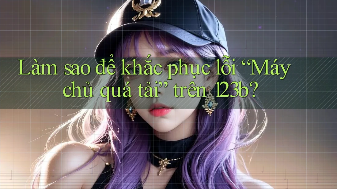 Làm sao để khắc phục lỗi “Máy chủ quá tải” trên 123b? Làm sao để khắc phục lỗi “Máy chủ quá tải” trên 123b?