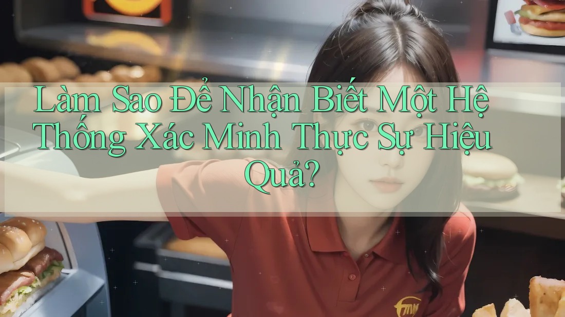 Làm Sao Để Nhận Biết Một Hệ Thống Xác Minh Thực Sự Hiệu Quả? Làm Sao Để Nhận Biết Một Hệ Thống Xác Minh Thực Sự Hiệu Quả?