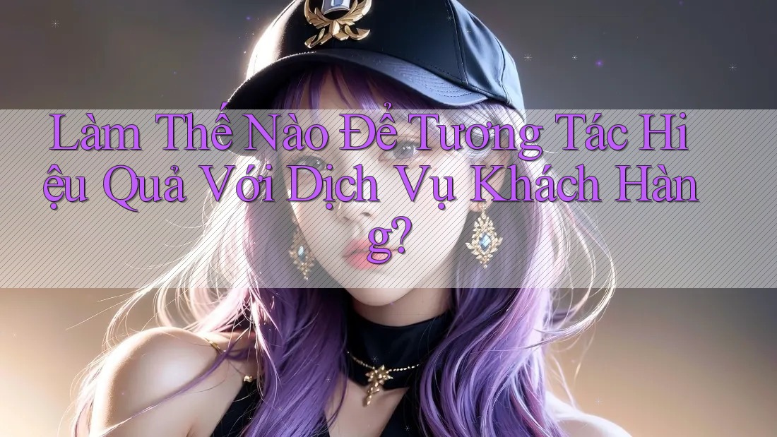 Làm Thế Nào Để Tương Tác Hiệu Quả Với Dịch Vụ Khách Hàng?