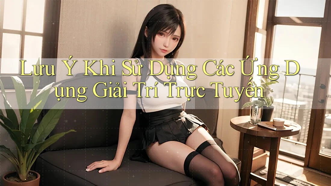 Lưu Ý Khi Sử Dụng Các Ứng Dụng Giải Trí Trực Tuyến Lưu Ý Khi Sử Dụng Các Ứng Dụng Giải Trí Trực Tuyến