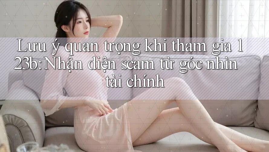 Lưu ý quan trọng khi tham gia 123b: Nhận diện scam từ góc nhìn tài chính Lưu ý quan trọng khi tham gia 123b: Nhận diện scam từ góc nhìn tài chính