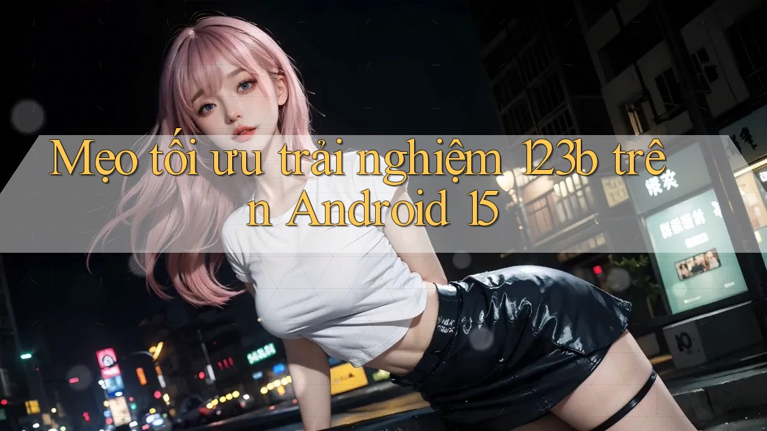 Mẹo tối ưu trải nghiệm 123b trên Android 15 Mẹo tối ưu trải nghiệm 123b trên Android 15