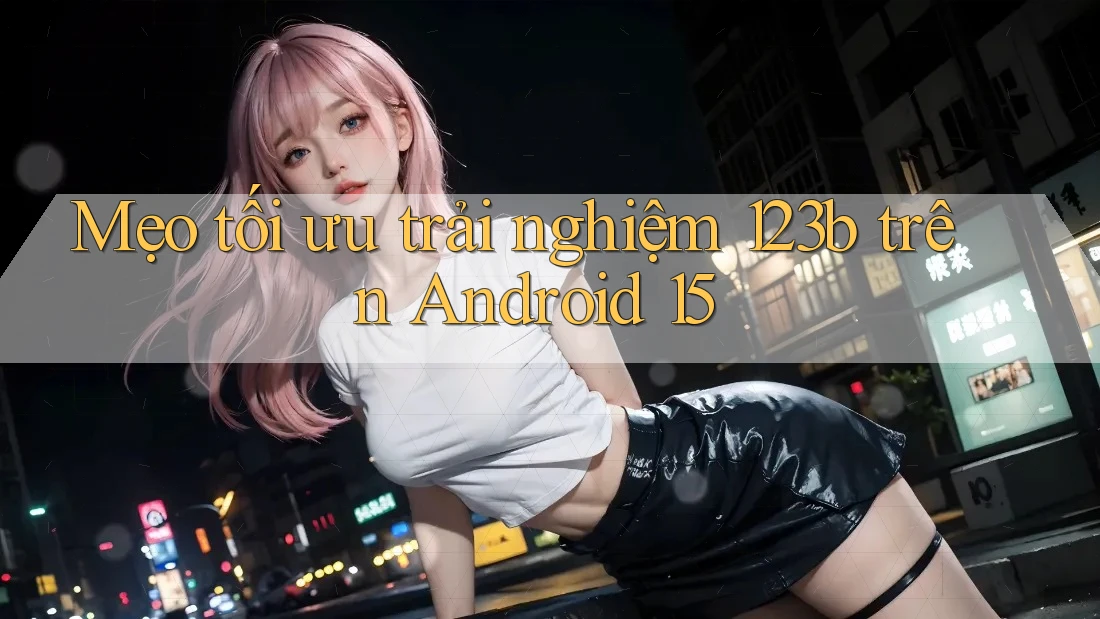 Mẹo tối ưu trải nghiệm 123b trên Android 15 Mẹo tối ưu trải nghiệm 123b trên Android 15