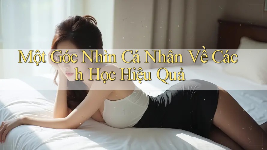 Một Góc Nhìn Cá Nhân Về Cách Học Hiệu Quả Một Góc Nhìn Cá Nhân Về Cách Học Hiệu Quả