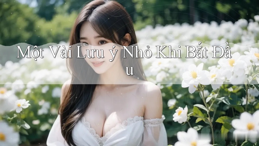 Một Vài Lưu ý Nhỏ Khi Bắt Đầu Một Vài Lưu ý Nhỏ Khi Bắt Đầu