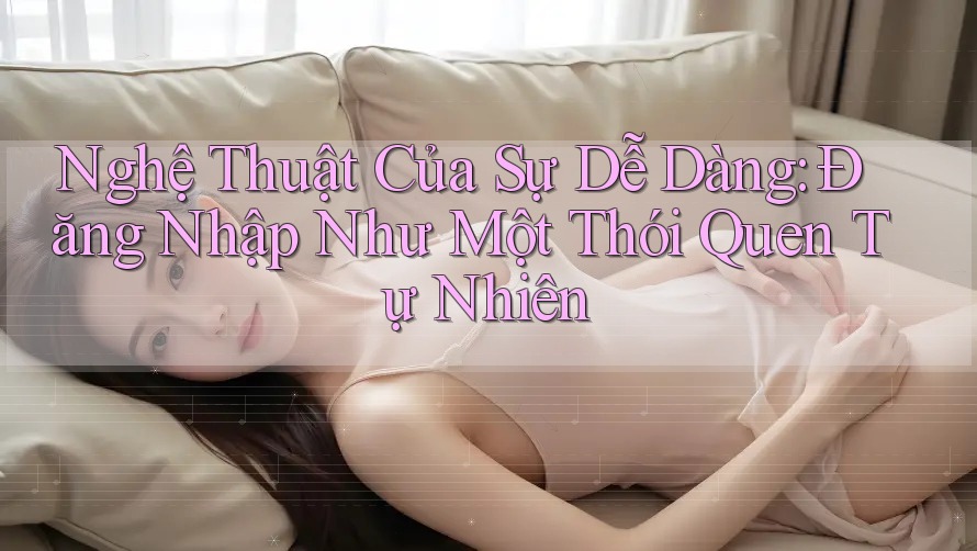 Nghệ Thuật Của Sự Dễ Dàng: Đăng Nhập Như Một Thói Quen Tự Nhiên
