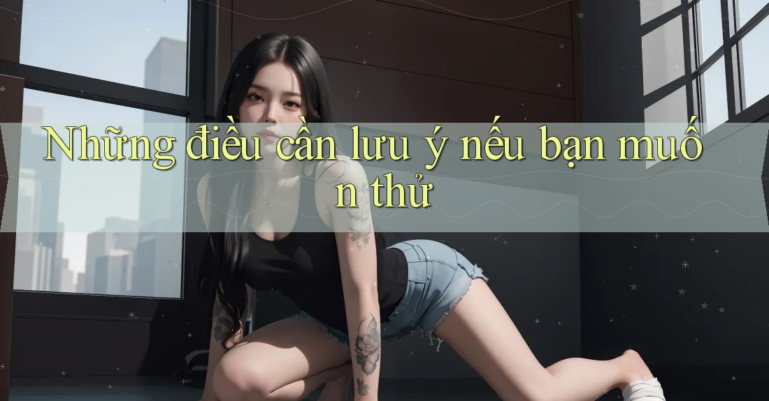 Những điều cần lưu ý nếu bạn muốn thử