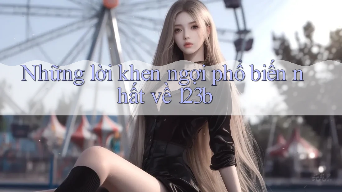 Những lời khen ngợi phổ biến nhất về 123b Những lời khen ngợi phổ biến nhất về 123b
