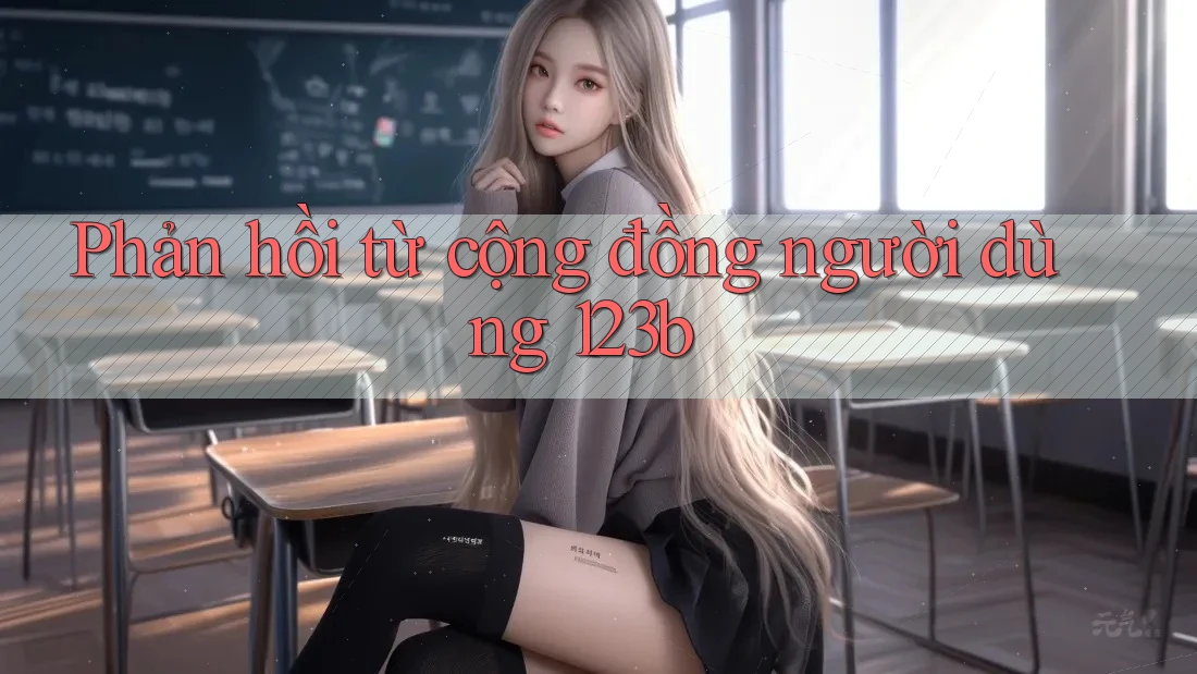 Phản hồi từ cộng đồng người dùng 123b Phản hồi từ cộng đồng người dùng 123b