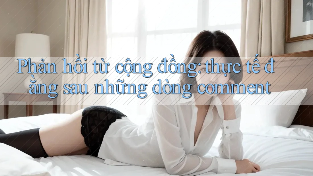 Phản hồi từ cộng đồng: thực tế đằng sau những dòng comment Phản hồi từ cộng đồng: thực tế đằng sau những dòng comment