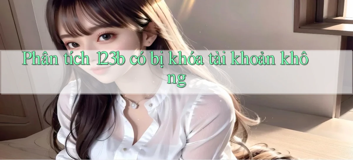 Phân tích 123b có bị khóa tài khoản không