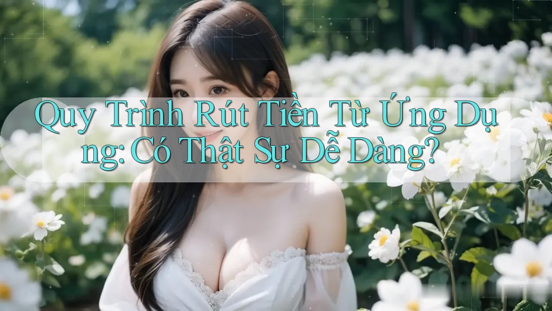 Quy Trình Rút Tiền Từ Ứng Dụng: Có Thật Sự Dễ Dàng?