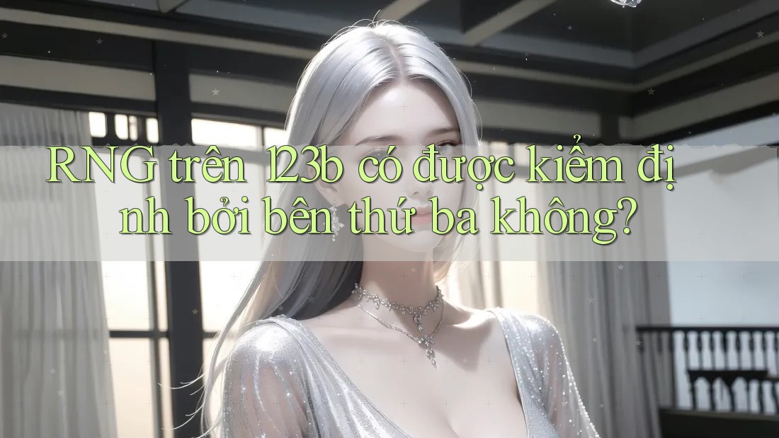 RNG trên 123b có được kiểm định bởi bên thứ ba không?