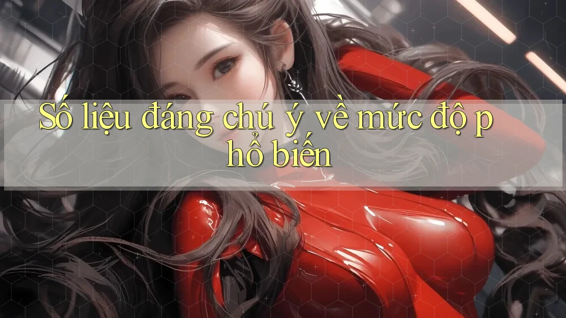 Số liệu đáng chú ý về mức độ phổ biến