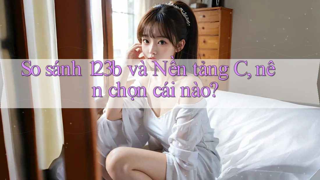 So sánh 123b và Nền tảng C, nên chọn cái nào? So sánh 123b và Nền tảng C, nên chọn cái nào?