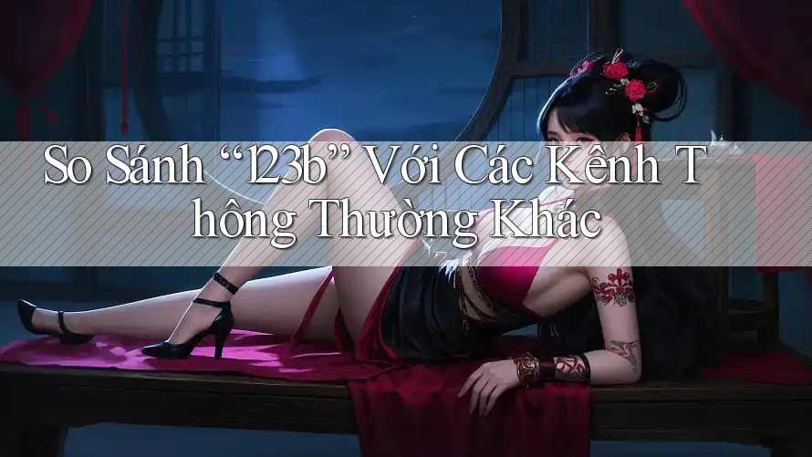 So Sánh “123b” Với Các Kênh Thông Thường Khác So Sánh “123b” Với Các Kênh Thông Thường Khác