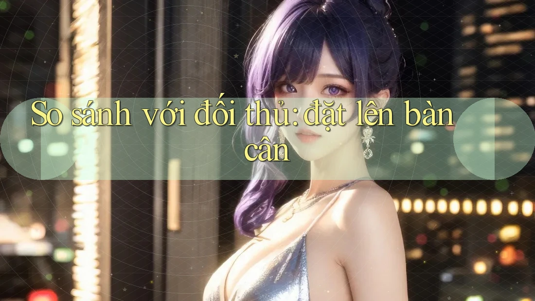 So sánh với đối thủ: đặt lên bàn cân So sánh với đối thủ: đặt lên bàn cân