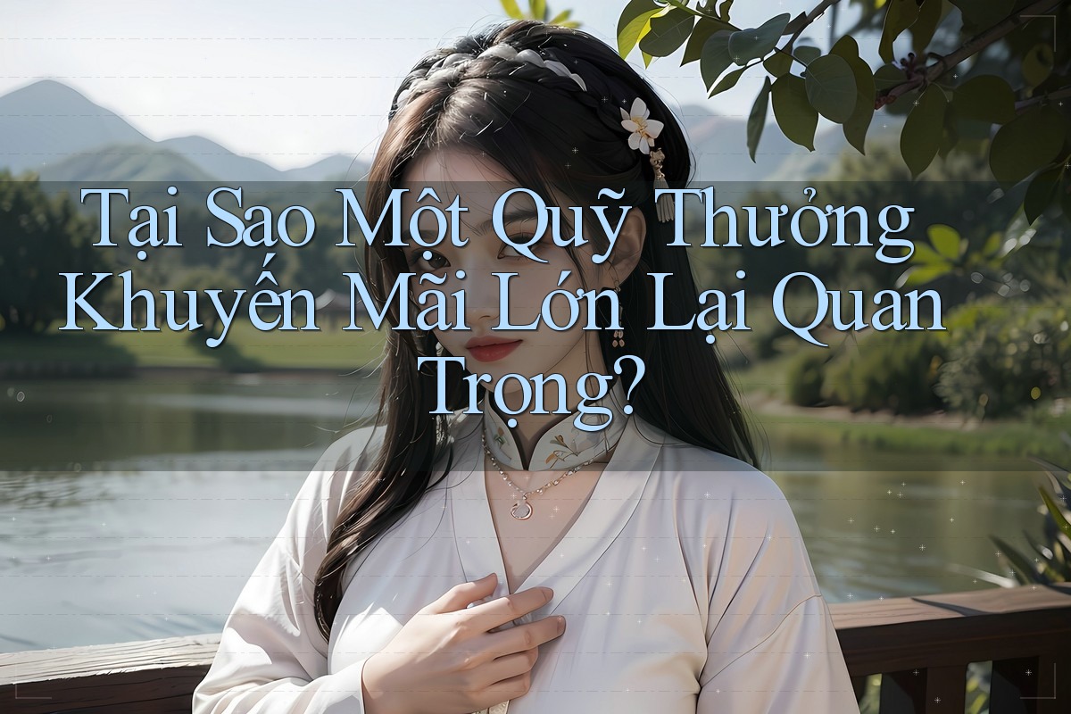 Tại Sao Một Quỹ Thưởng Khuyến Mãi Lớn Lại Quan Trọng? Tại Sao Một Quỹ Thưởng Khuyến Mãi Lớn Lại Quan Trọng?