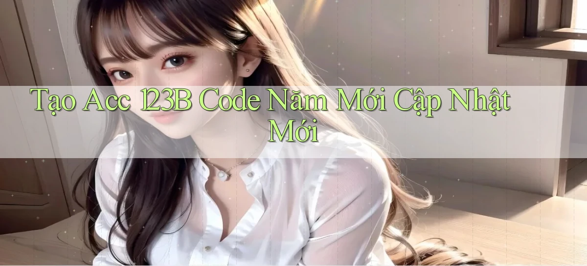 tạo acc 123b code năm mới cập nhật mới