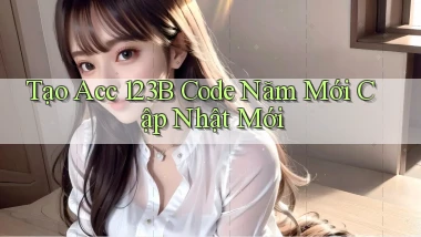 tạo acc 123b code năm mới cập nhật mới